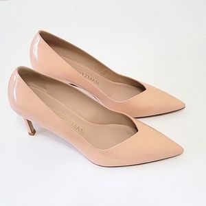 Stuart Weitsman pink pointed heels women's size 7.5